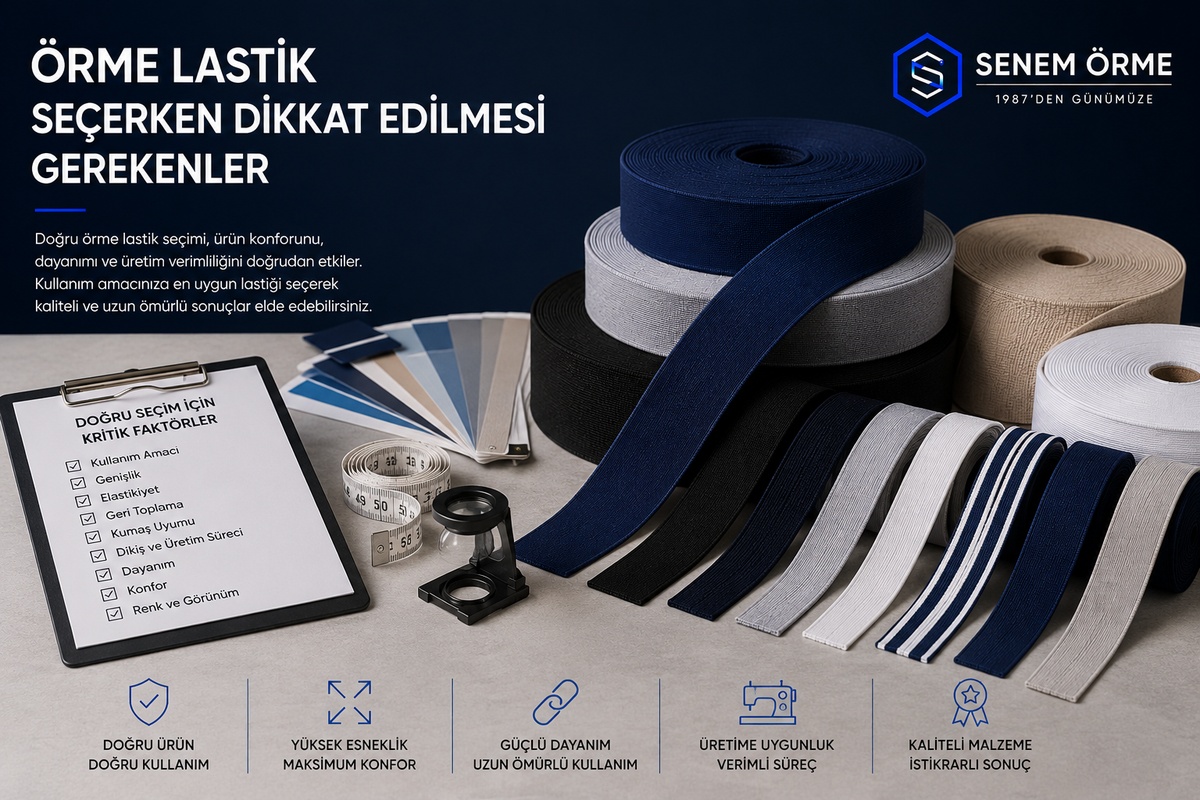 Örme Lastik Seçerken Dikkat Edilmesi Gerekenler