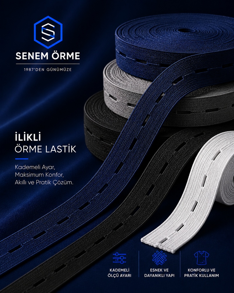 İlikli Örme Lastik